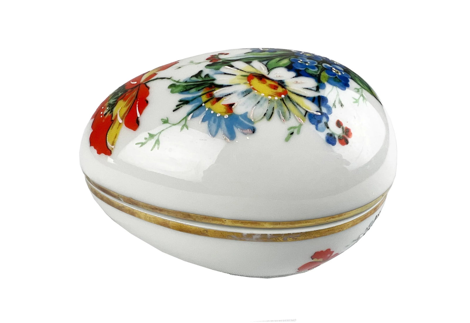 Late 20th Century Fontanille & Marraud Limoges Porcelain Easter Egg Box - 7