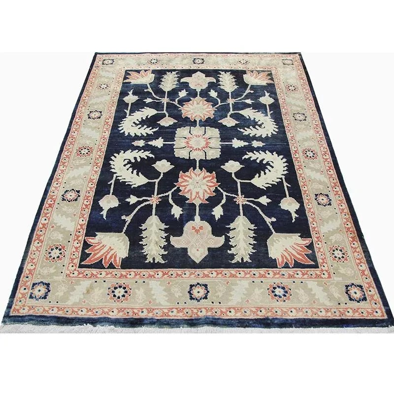 2010s Handwoven Persian Tabriz Area Rug 5'1'' X 7'0'' - 2