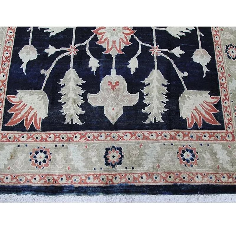 2010s Handwoven Persian Tabriz Area Rug 5'1'' X 7'0'' - 5