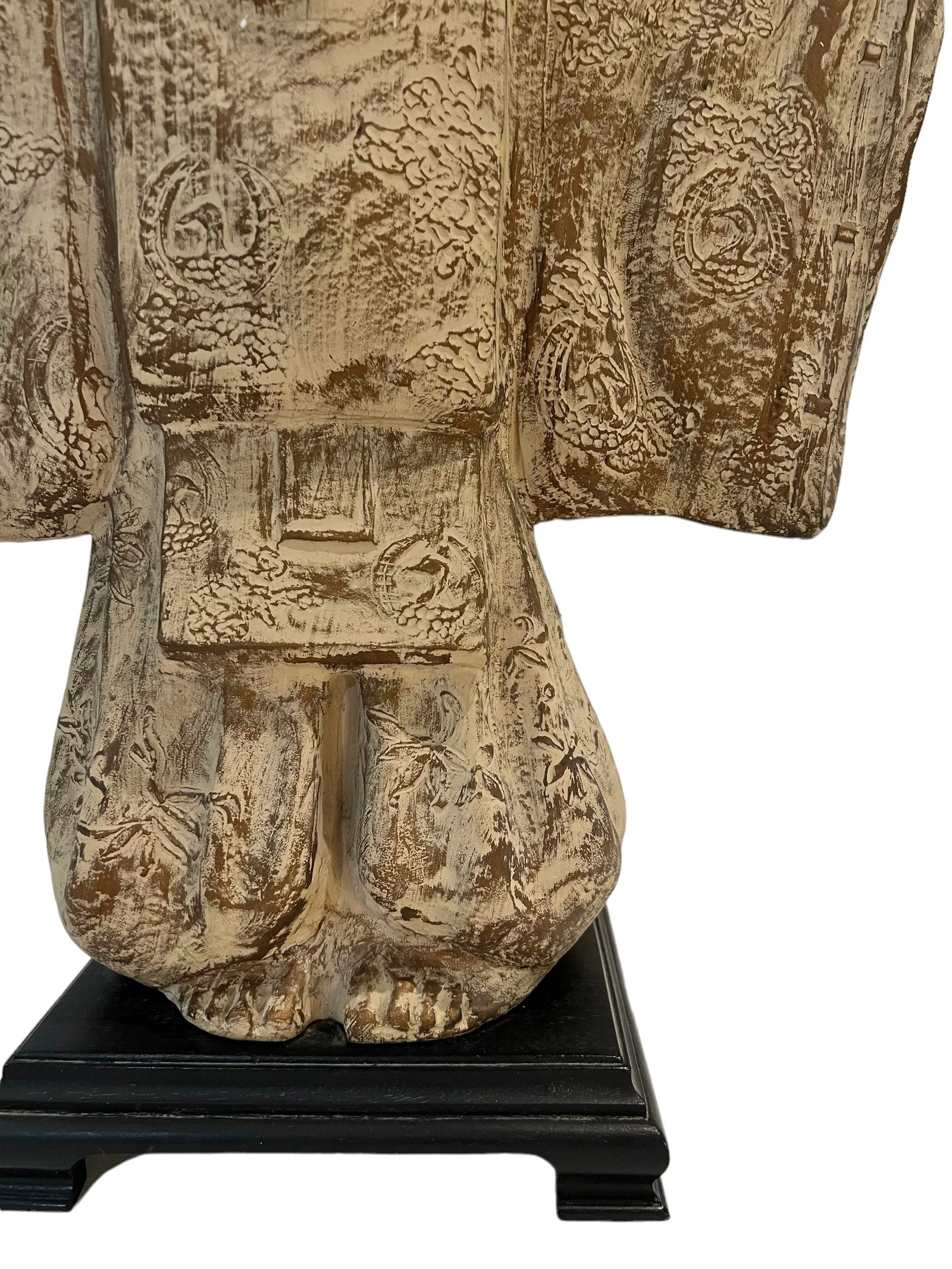 Large Japanese Samurai Sculpture by Austin Productions, "The Uesugi" 1981, 24" Tall - 5