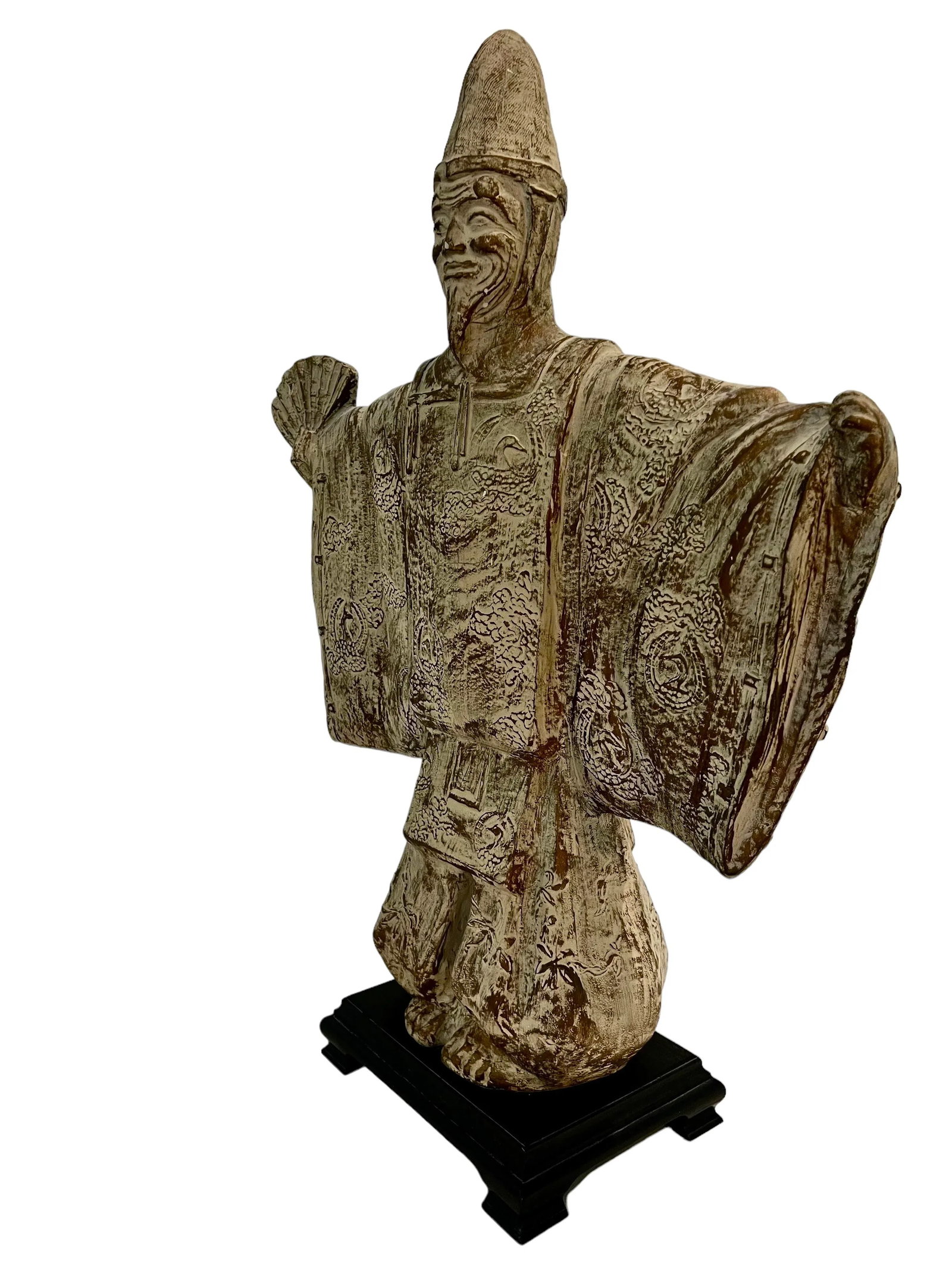 Large Japanese Samurai Sculpture by Austin Productions, "The Uesugi" 1981, 24" Tall - 9