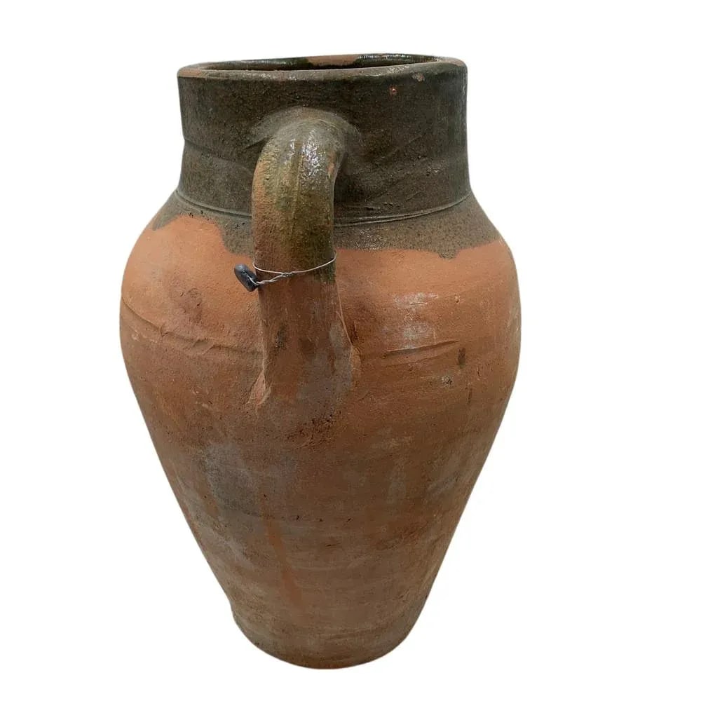 Vintage Turkish Terracotta Oil Jar - 2