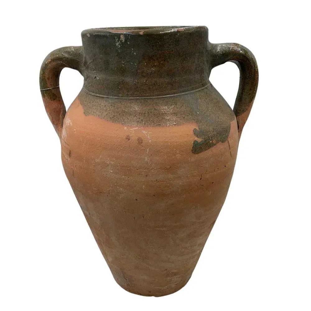 Vintage Turkish Terracotta Oil Jar - 3