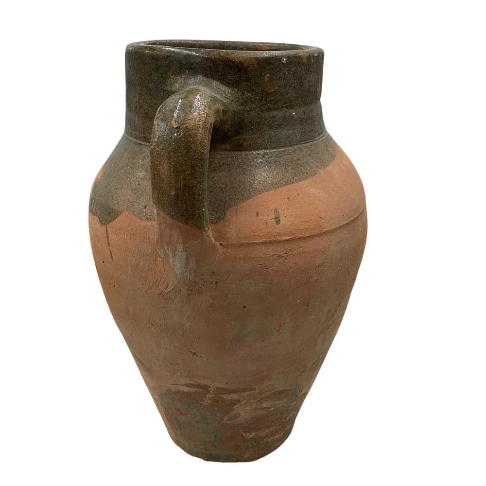 Vintage Turkish Terracotta Oil Jar - 4