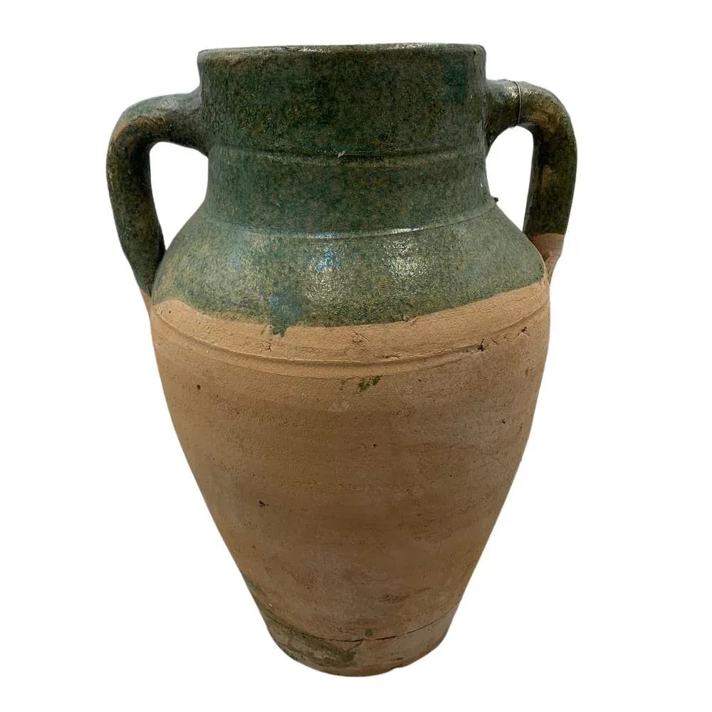 Vintage Turkish Terracotta Oil Jar - 3