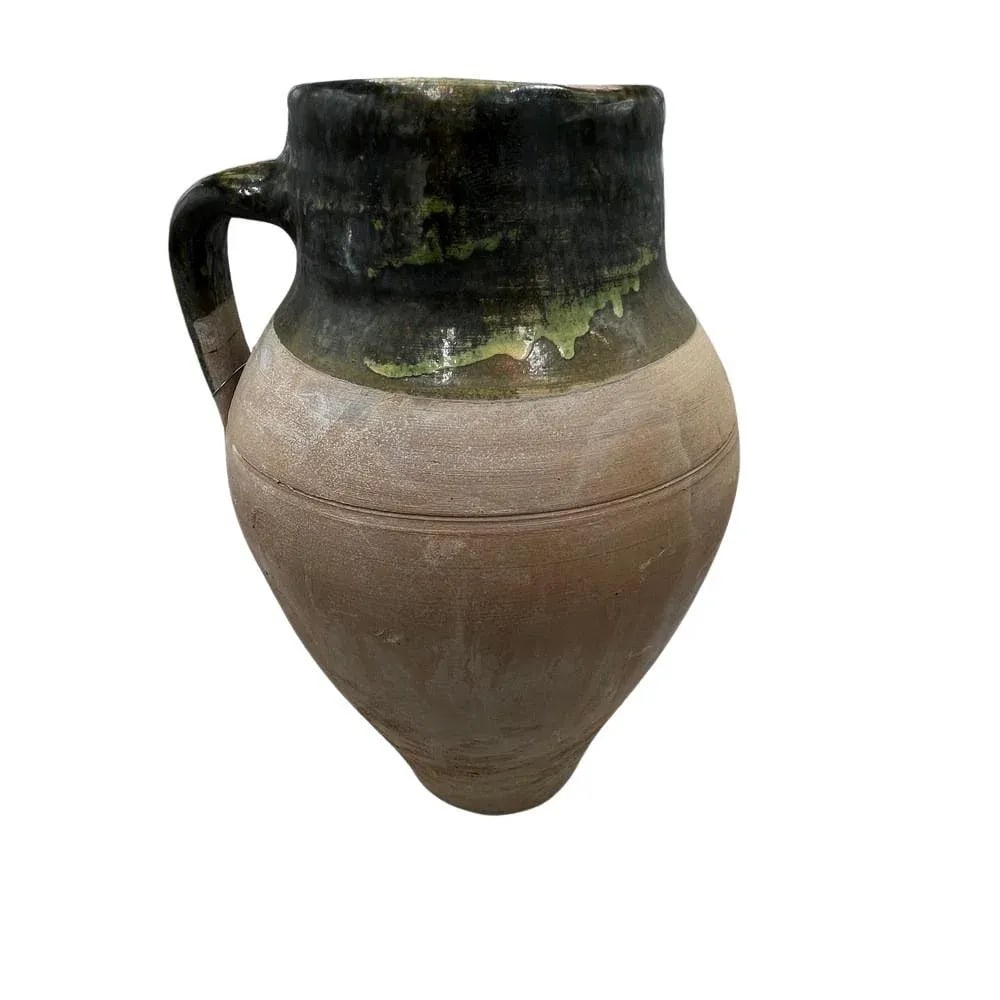 Vintage Turkish Terracotta Oil Jar - 3