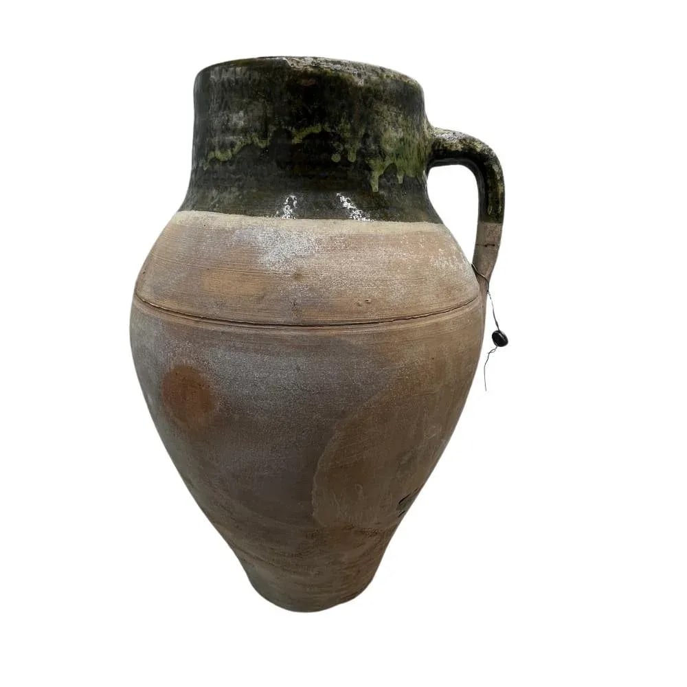 Vintage Turkish Terracotta Oil Jar - 6