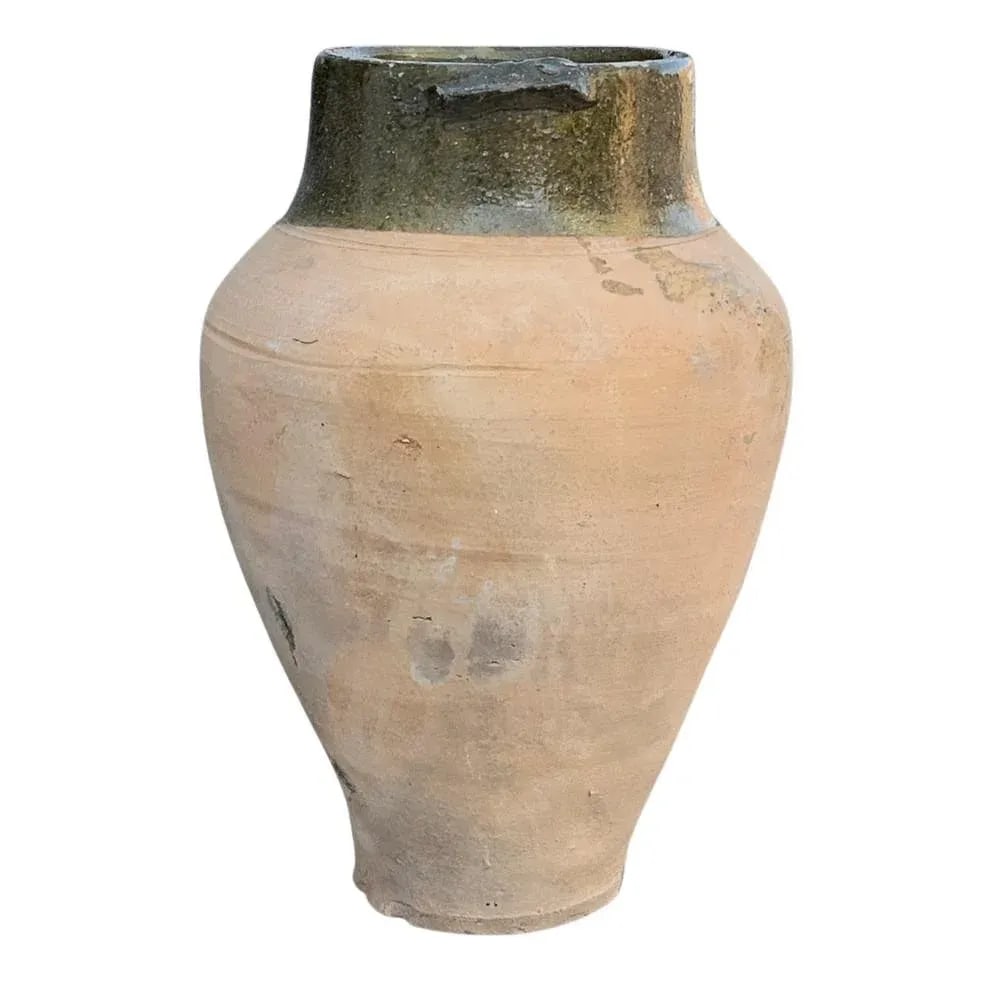 Vintage Turkish Terracotta Oil Jar - 4