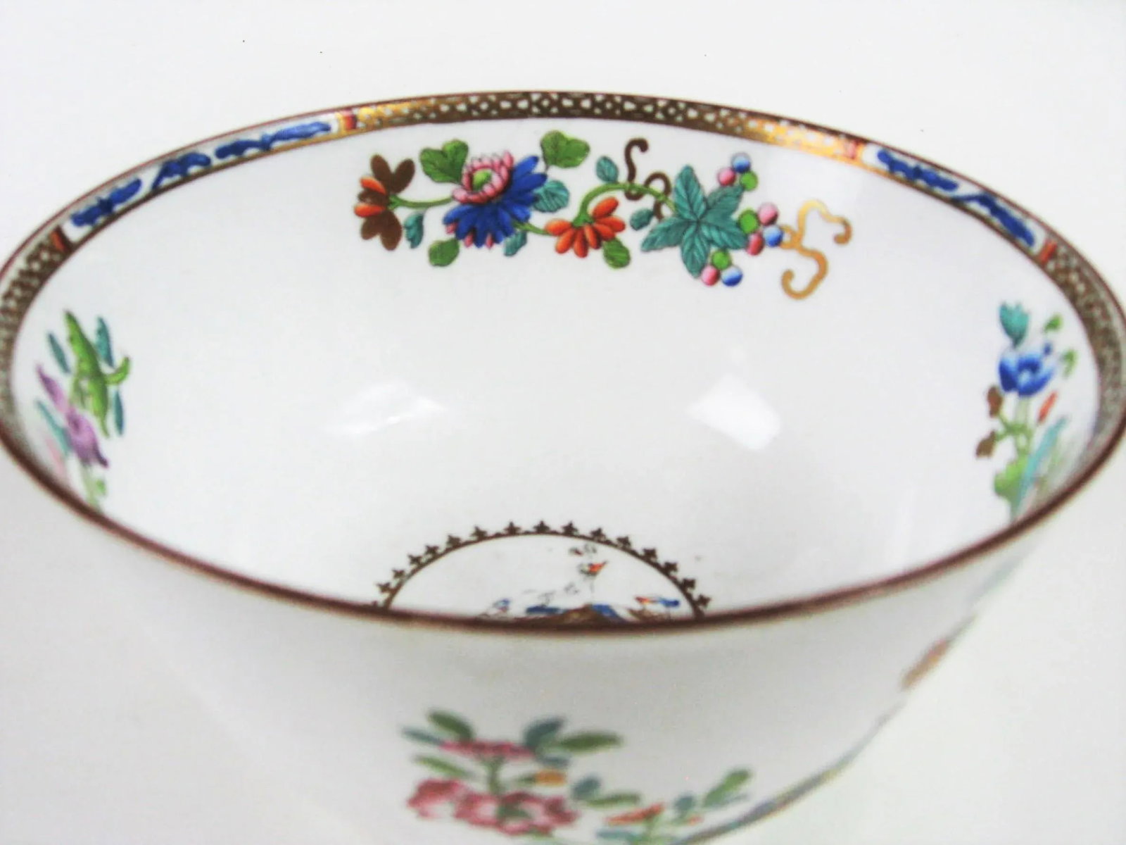 18c Josiah Spode Peacock Bowl - England - 10