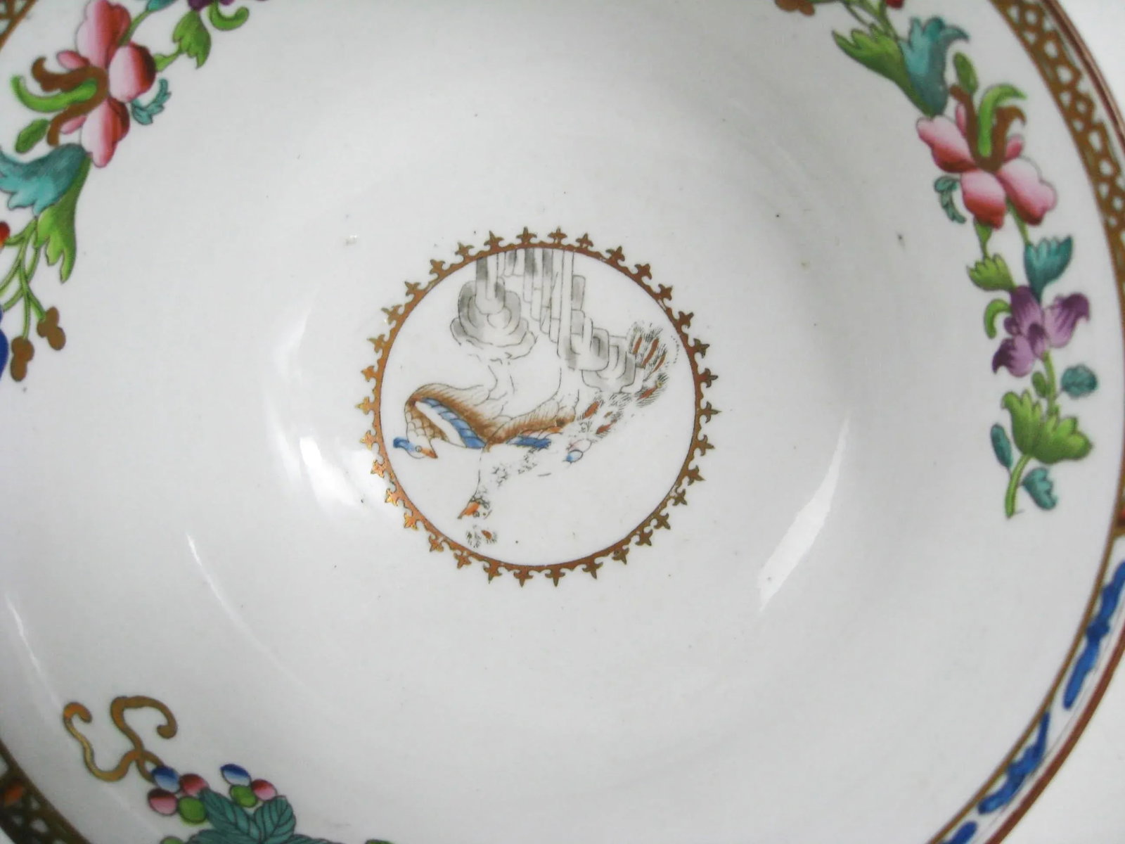 18c Josiah Spode Peacock Bowl - England - 11