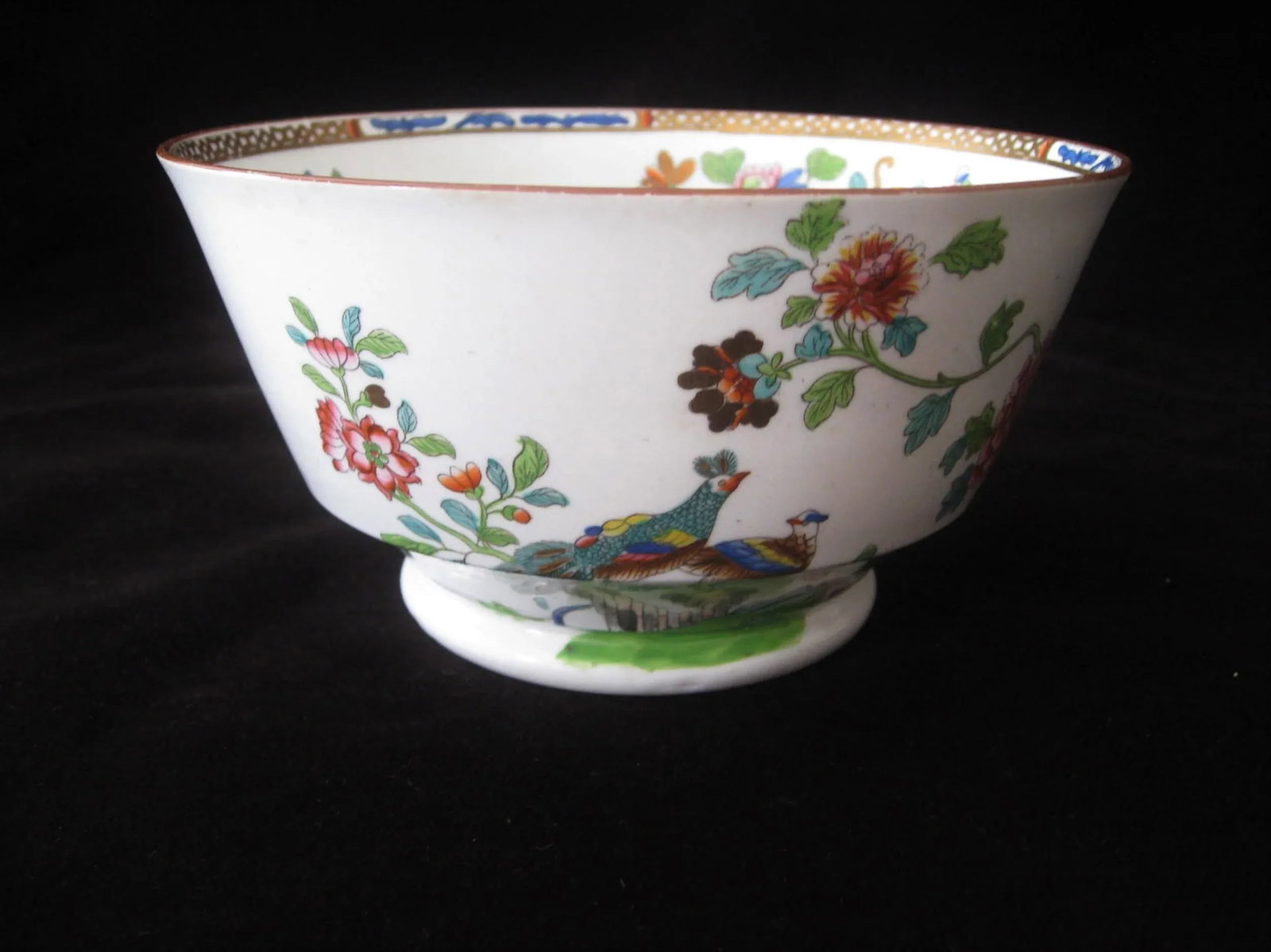 18c Josiah Spode Peacock Bowl - England - 2