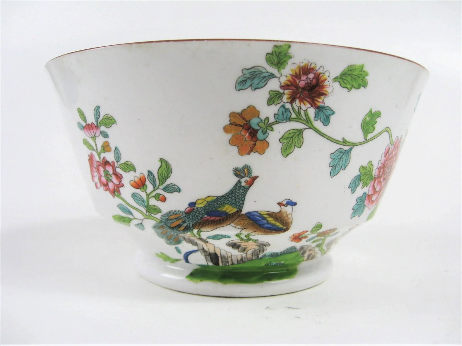 18c Josiah Spode Peacock Bowl - England - 4
