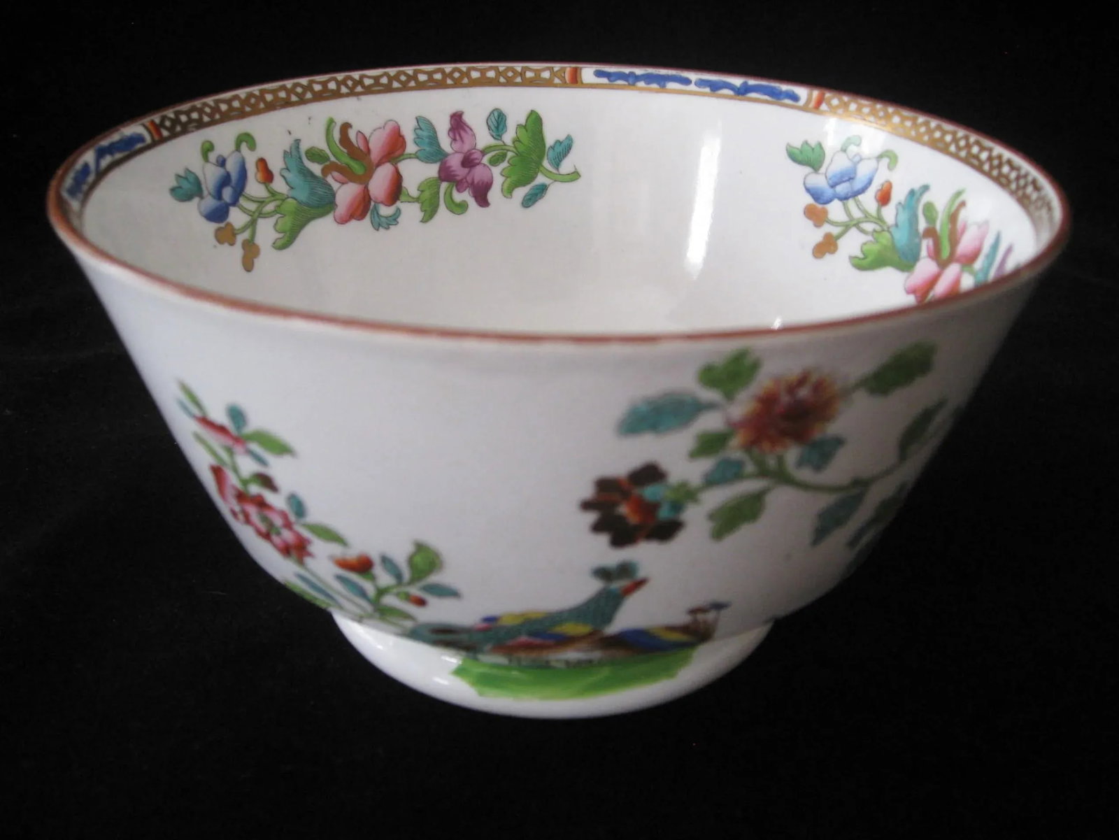 18c Josiah Spode Peacock Bowl - England - 5