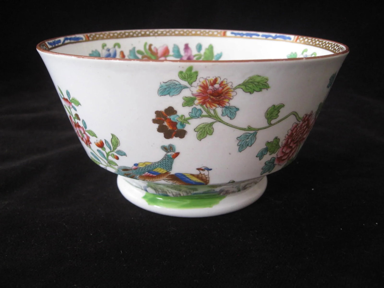 18c Josiah Spode Peacock Bowl - England - 6