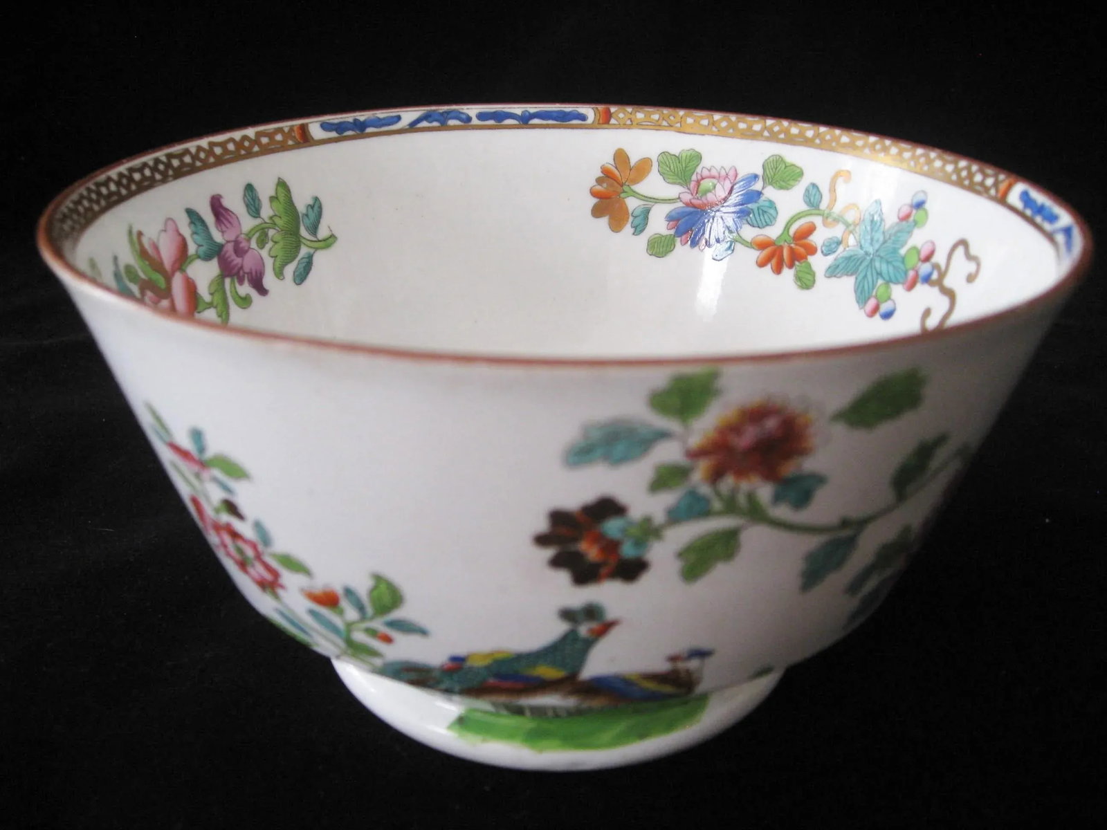 18c Josiah Spode Peacock Bowl - England - 7