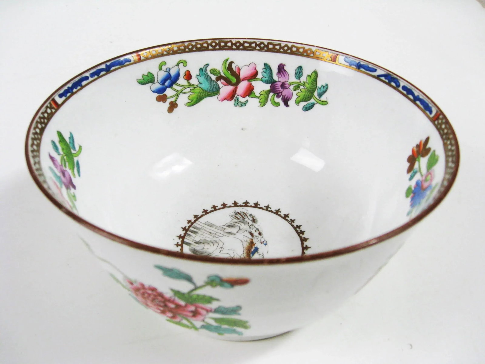 18c Josiah Spode Peacock Bowl - England - 9