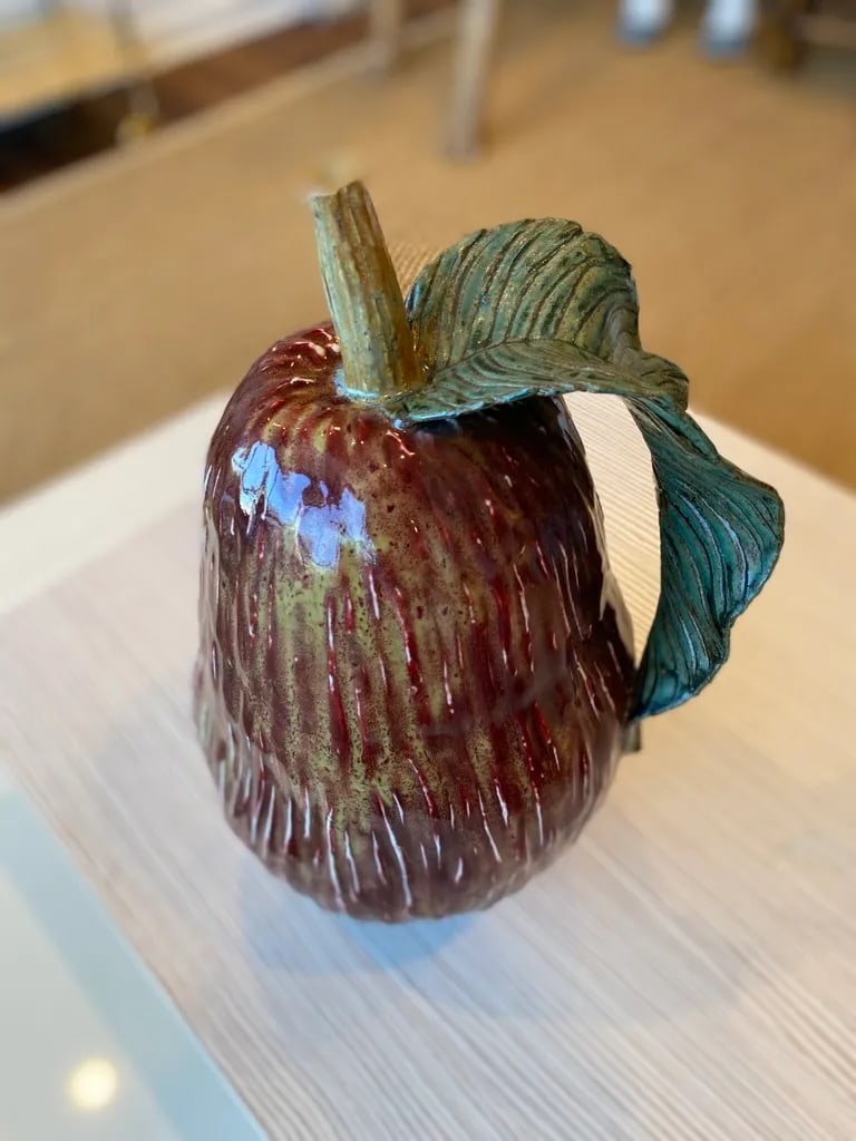 Vintage Ceramic Art Pottery Fruit Pear - 4