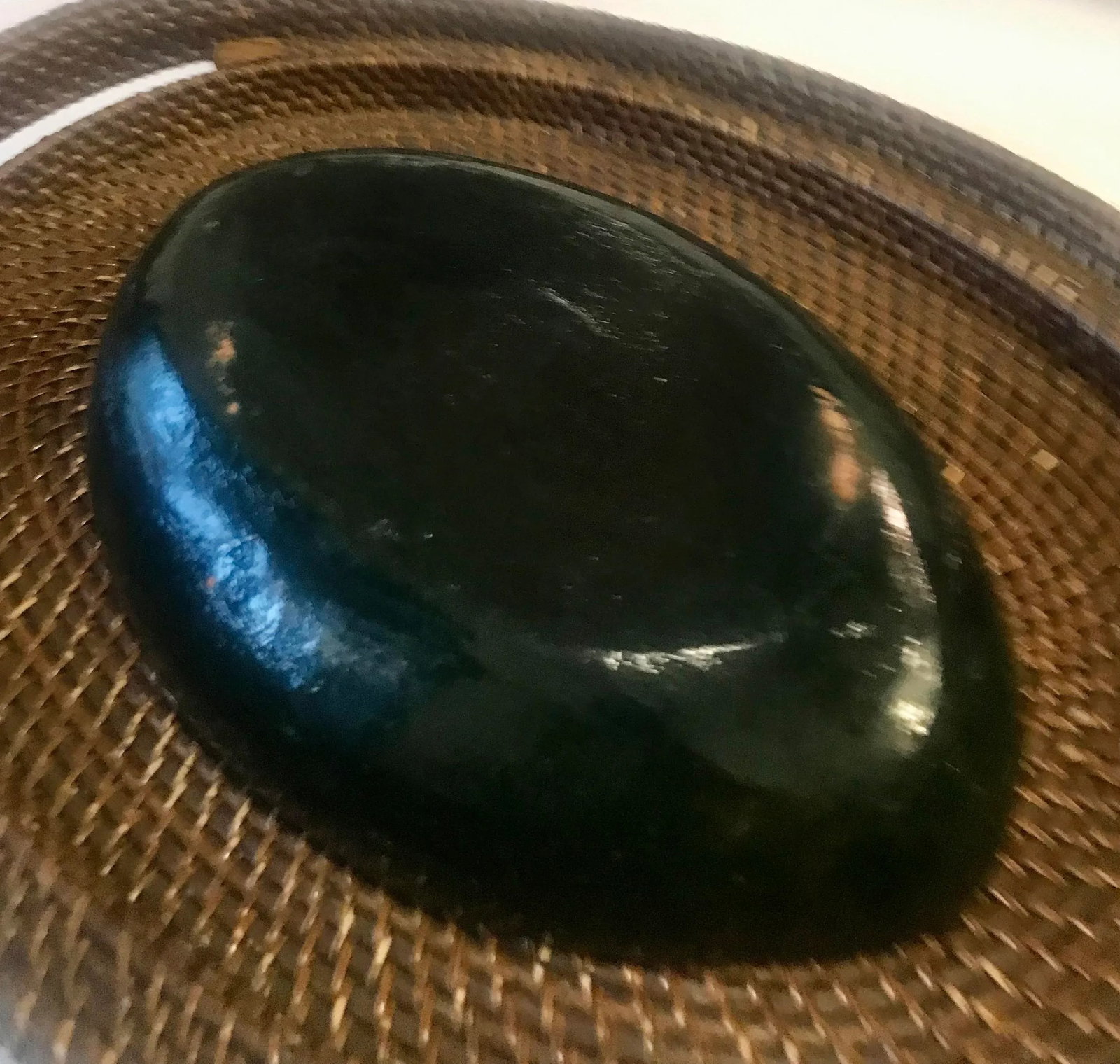 1970's Trompe-l'Oeil Folk Art Watermelon Bowl - 8