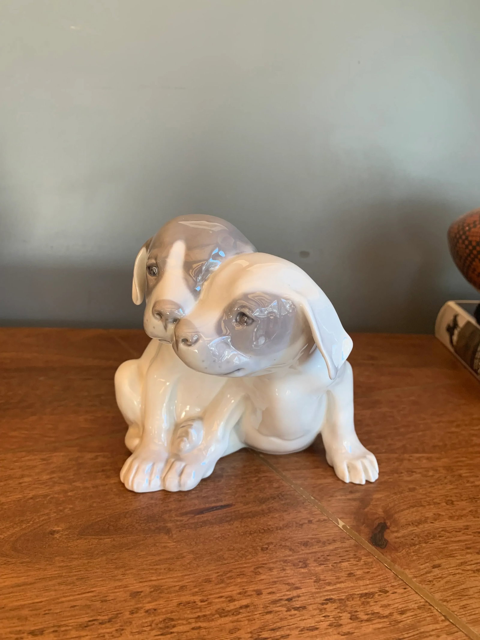 Vintage Royal Copenhagen Porcelain Puppies Figurine #260 Circa 1960's - 6