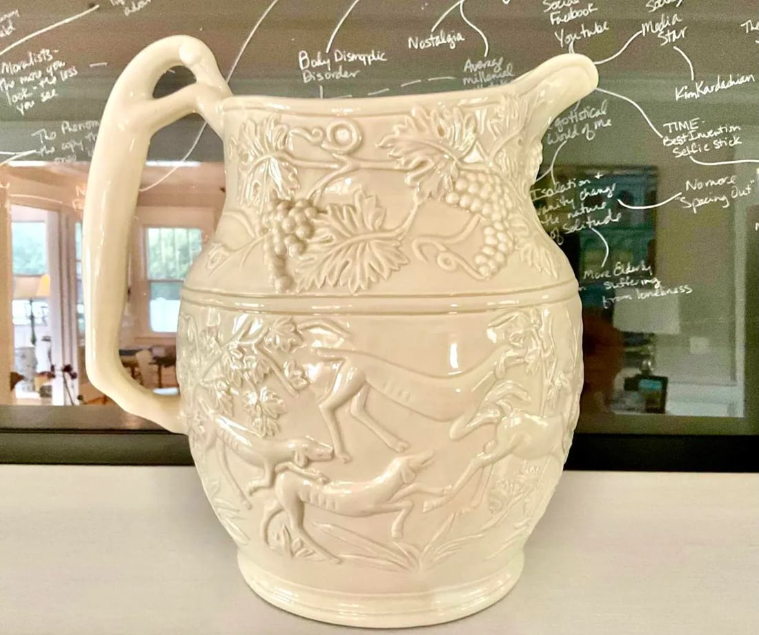 Vintage Dog Lover's Abigails Pitcher Made in Italy With Divine Pup Handle - 2