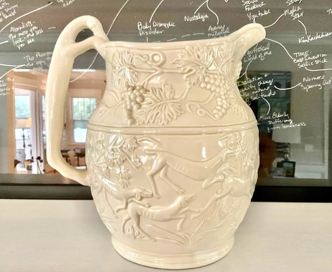 Vintage Dog Lover's Abigails Pitcher Made in Italy With Divine Pup Handle - 5