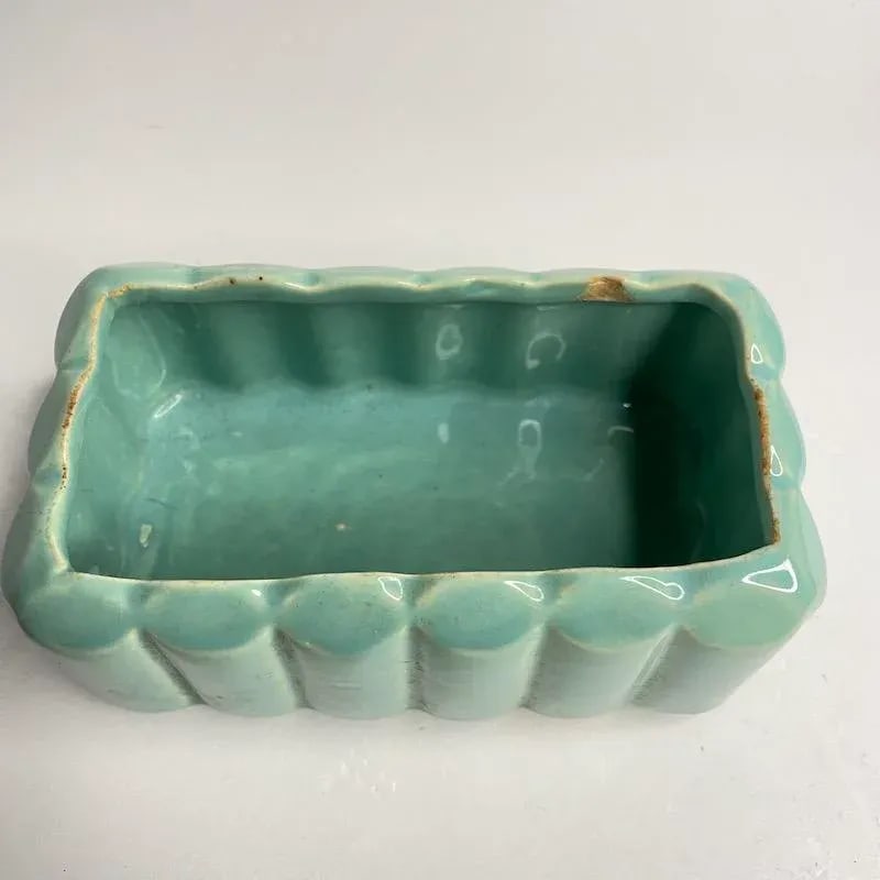Vintage Blue McCoy Planter - 2