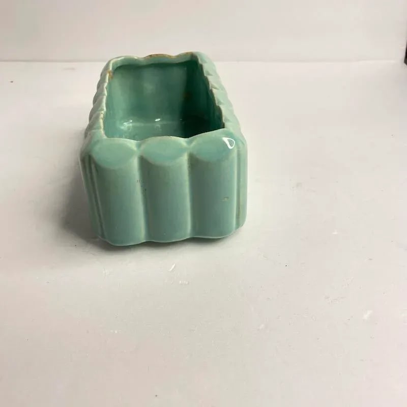 Vintage Blue McCoy Planter - 3