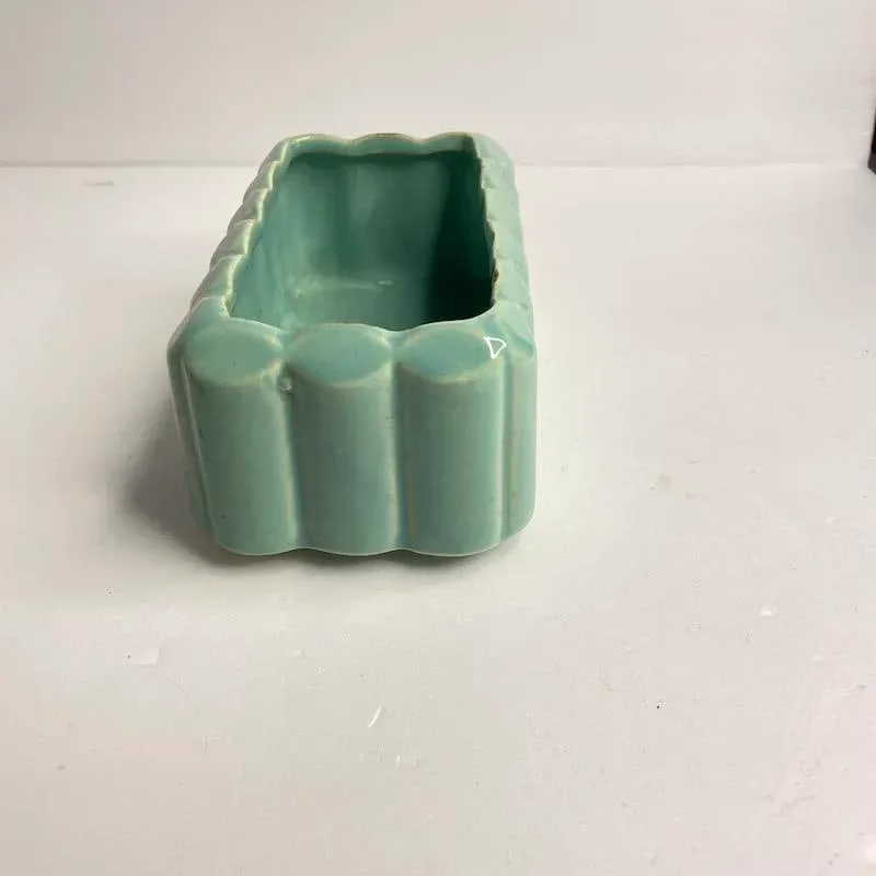 Vintage Blue McCoy Planter - 4