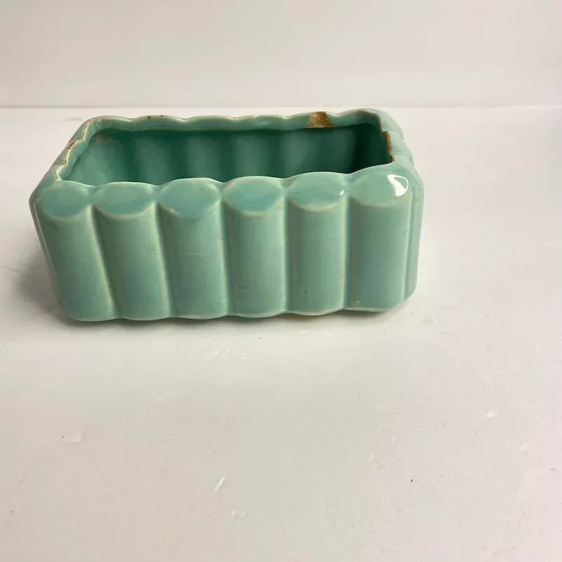 Vintage Blue McCoy Planter - 6