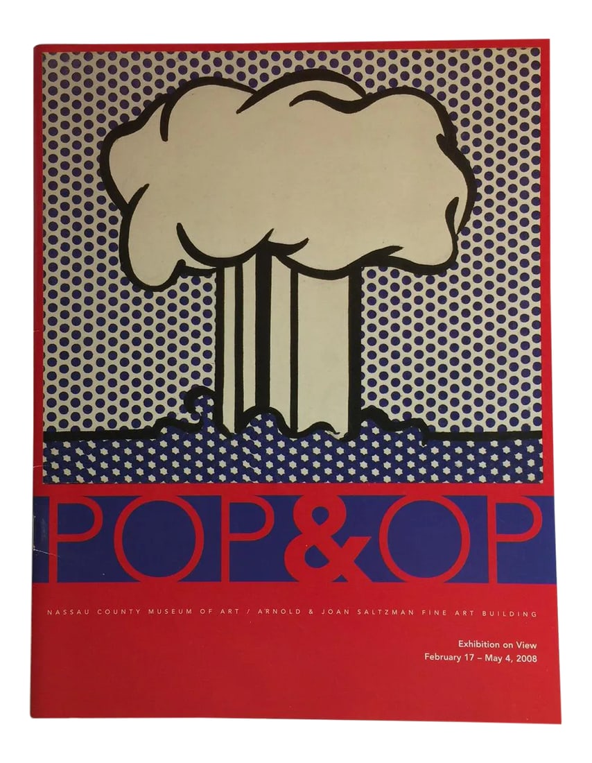 Pop & Op Nassau County Museum: By Constance Schwartz and Franklin Hill Perrell. Roslyn Harbor: Nassau County Museum of Art, 2008. First edition. Softcover with pictorial wraps; stapled; 24pp.; glossy stock and wraps. Fully