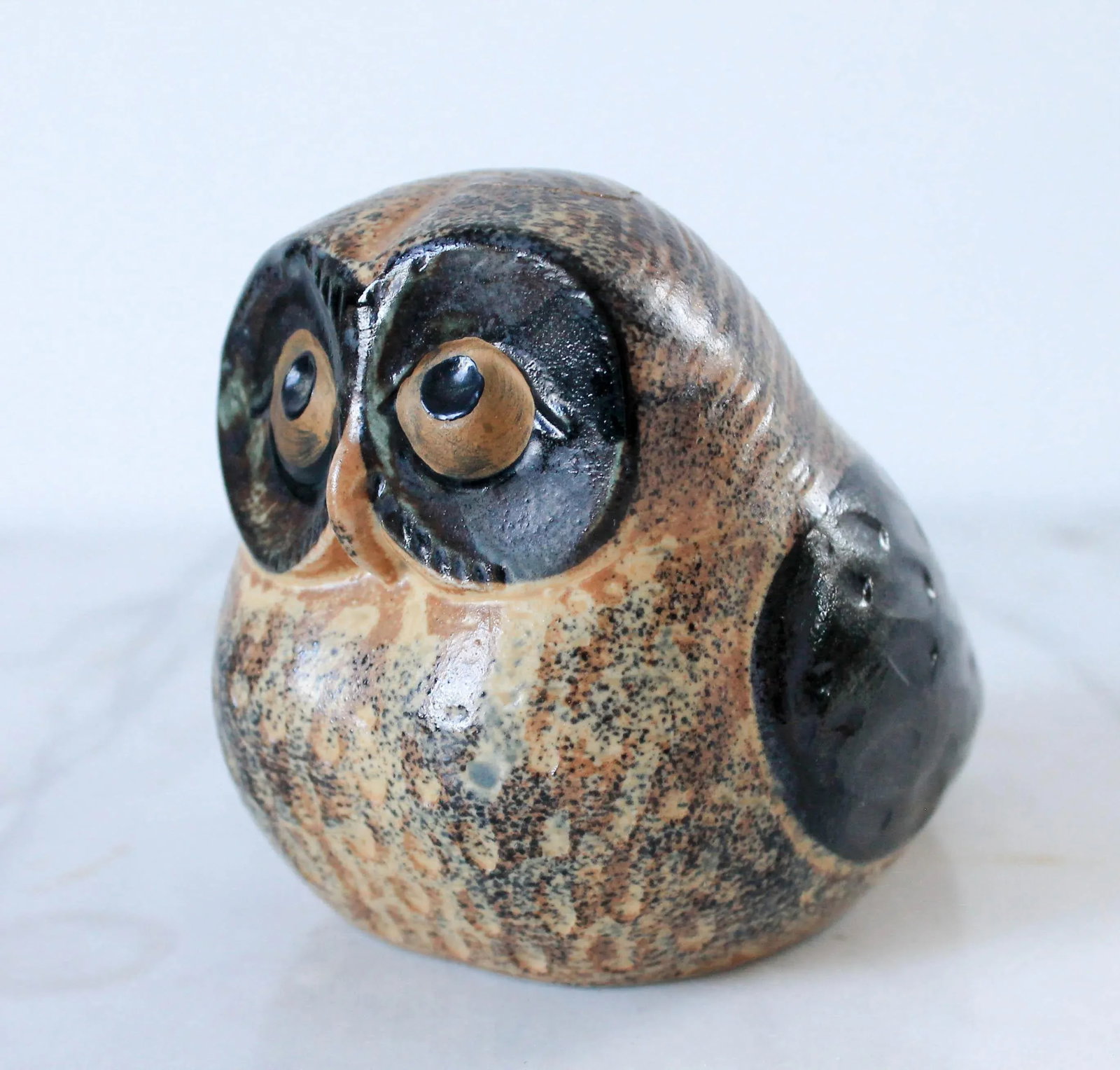 Mid-Century Ceramic Owl Bank - 2