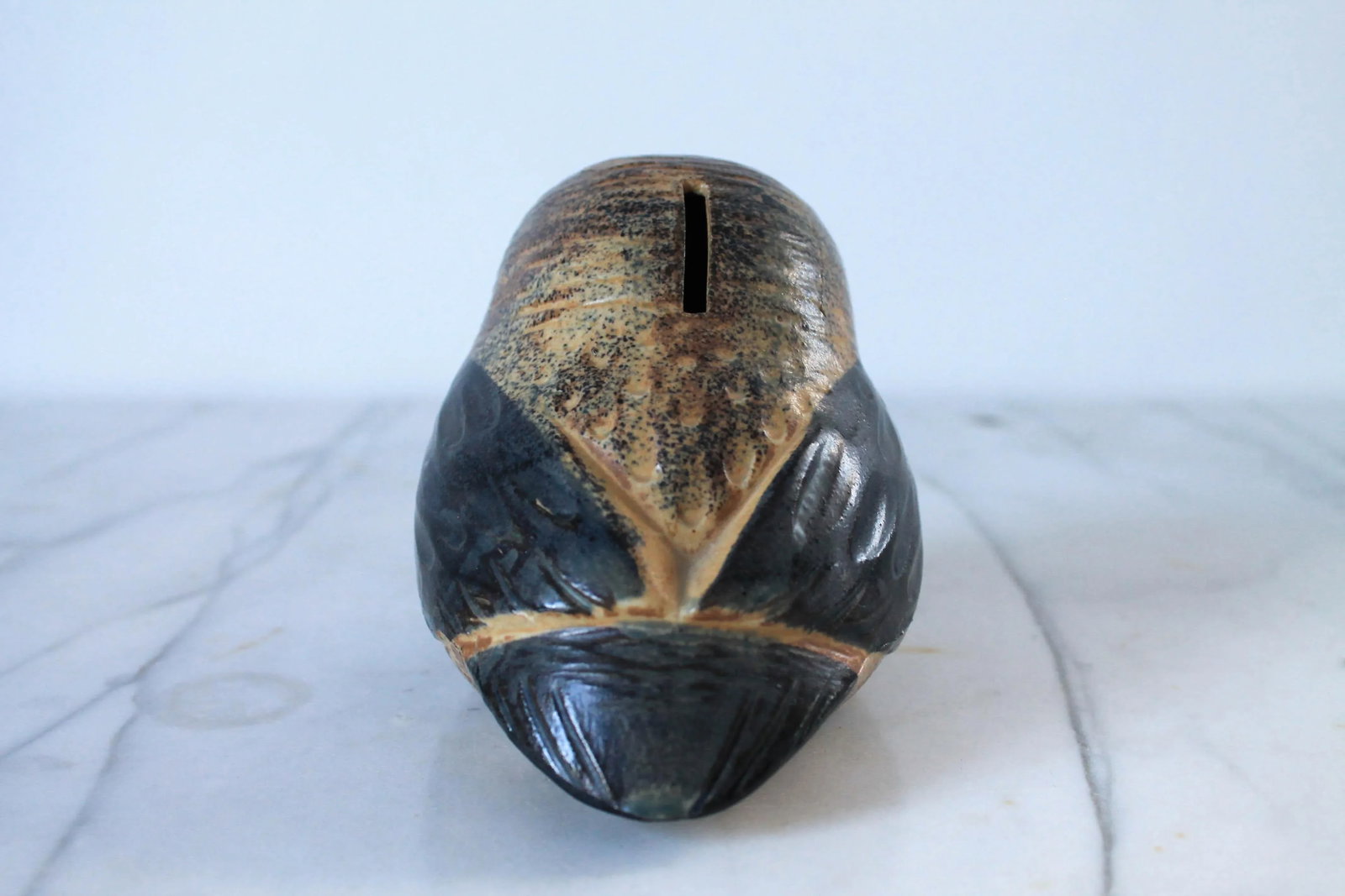 Mid-Century Ceramic Owl Bank - 3
