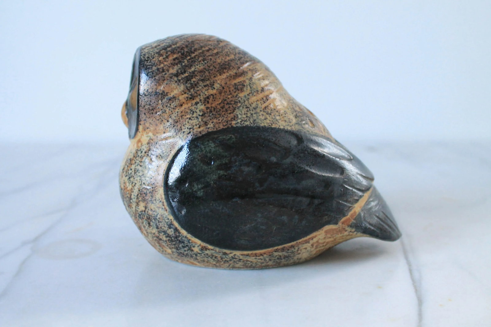 Mid-Century Ceramic Owl Bank - 4