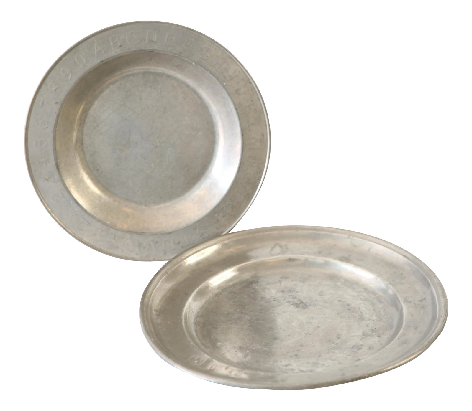 Pewter Plate From Aachen by Pewterer "Gl". Nicely Marked. Late 18th + Woodbury Pewterers Silver Abc: Pewter is one of the earliest known metals used for basic utensils and remnants of early plates. Pewter became the predominant metal for most household objects, and, between 1640 and 1840, there were 