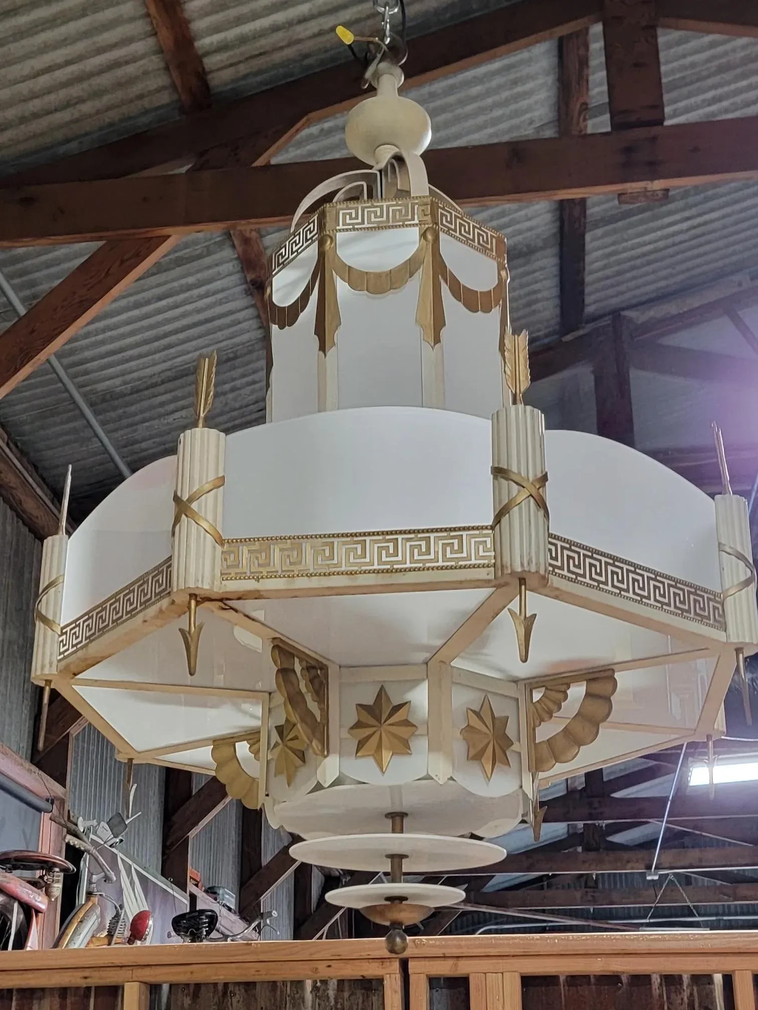 Art Deco Movie Theater Chandelier 1930's - 2