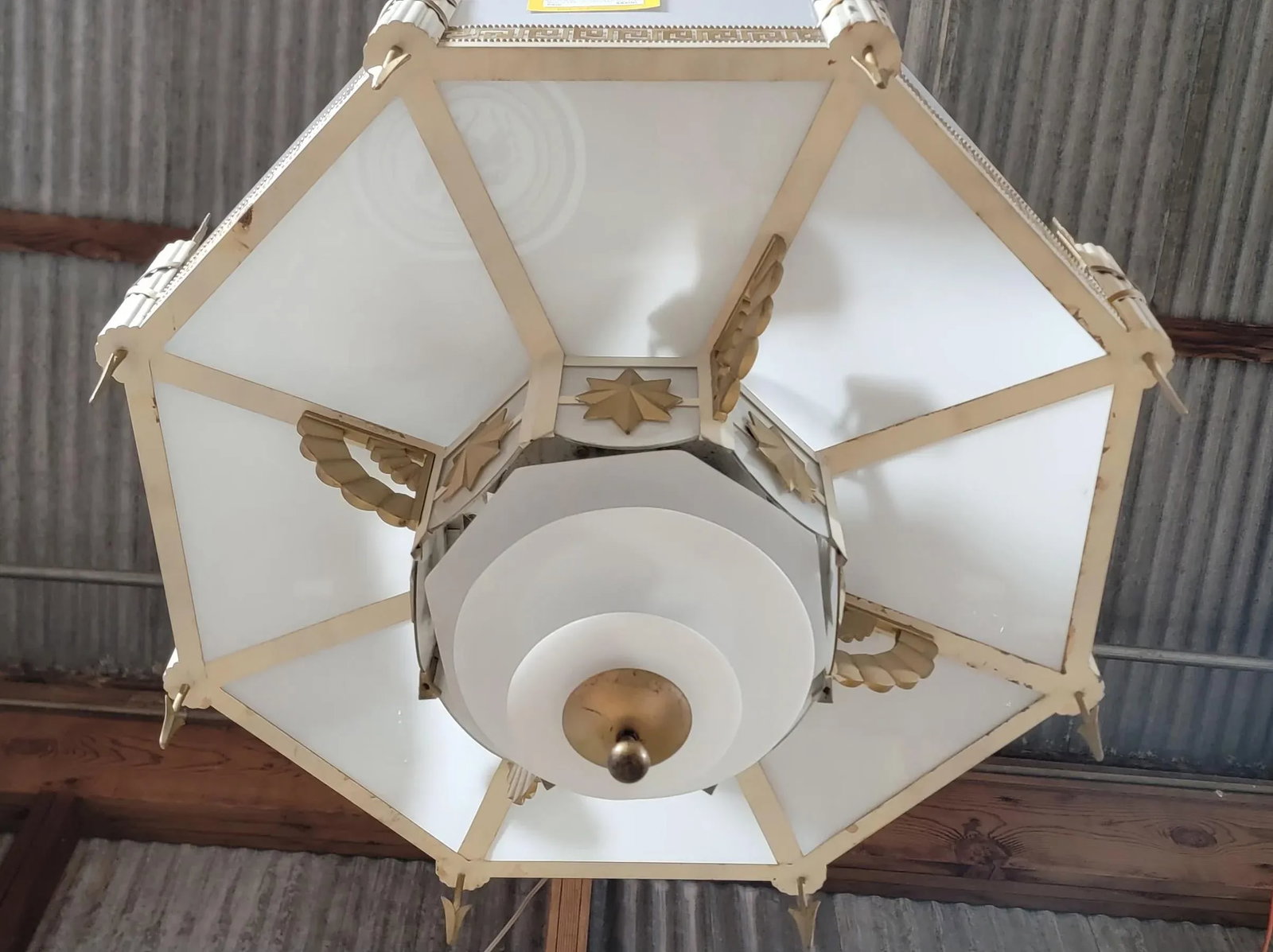 Art Deco Movie Theater Chandelier 1930's - 5