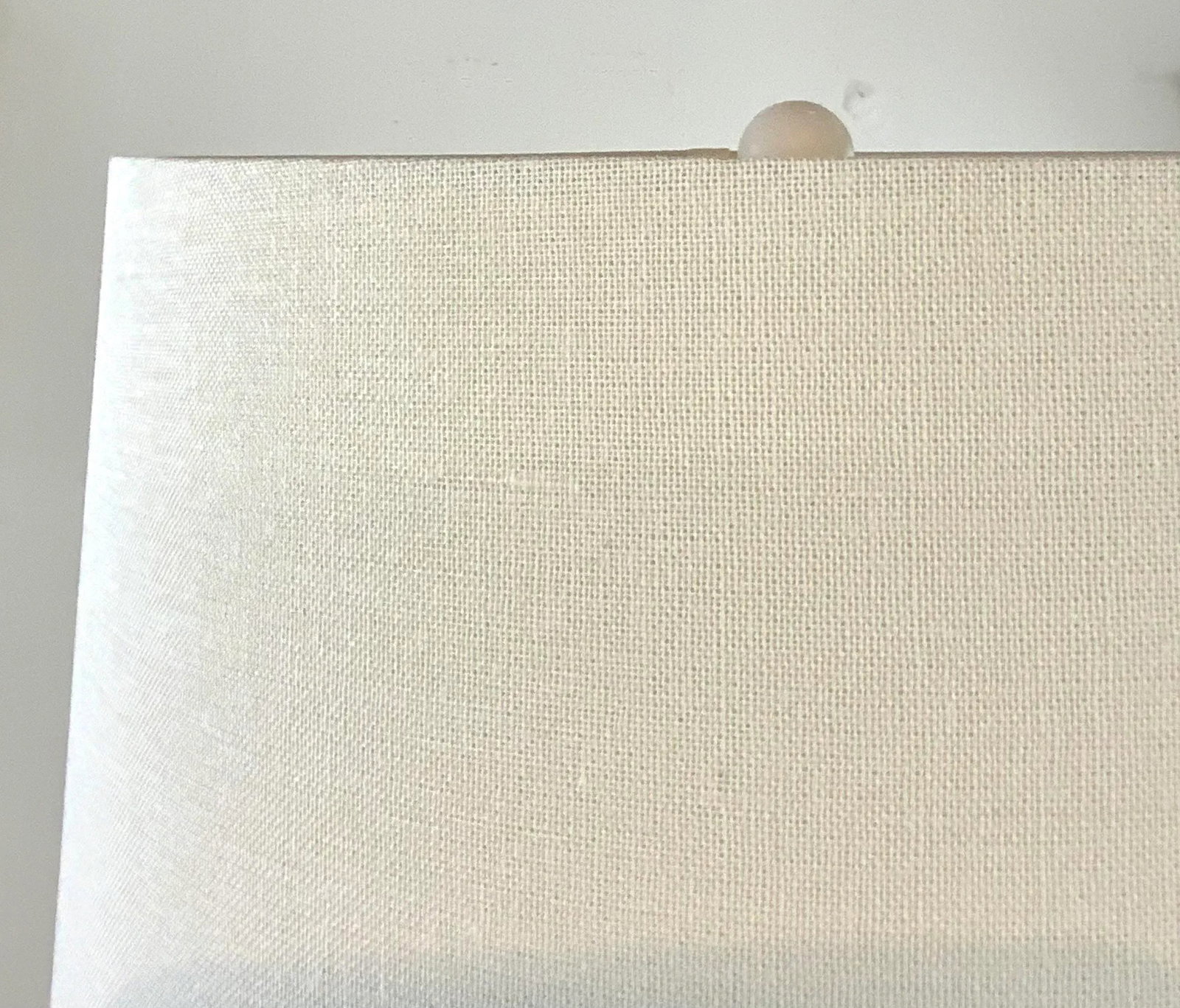 Modern White Hammered Metal Two Ring Floor Lamp - 4