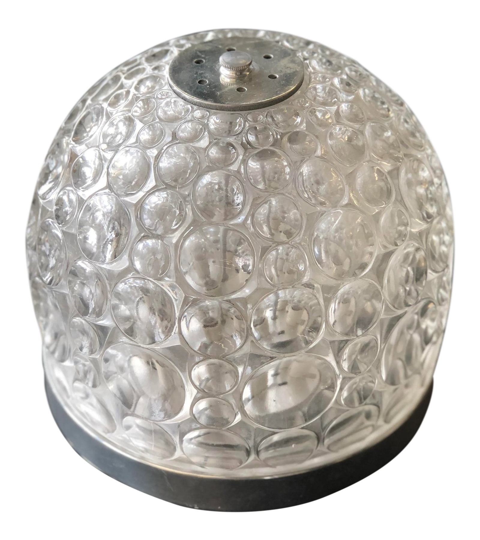 Mid Century Modern Style Bubble Glass Flush Mount - 2