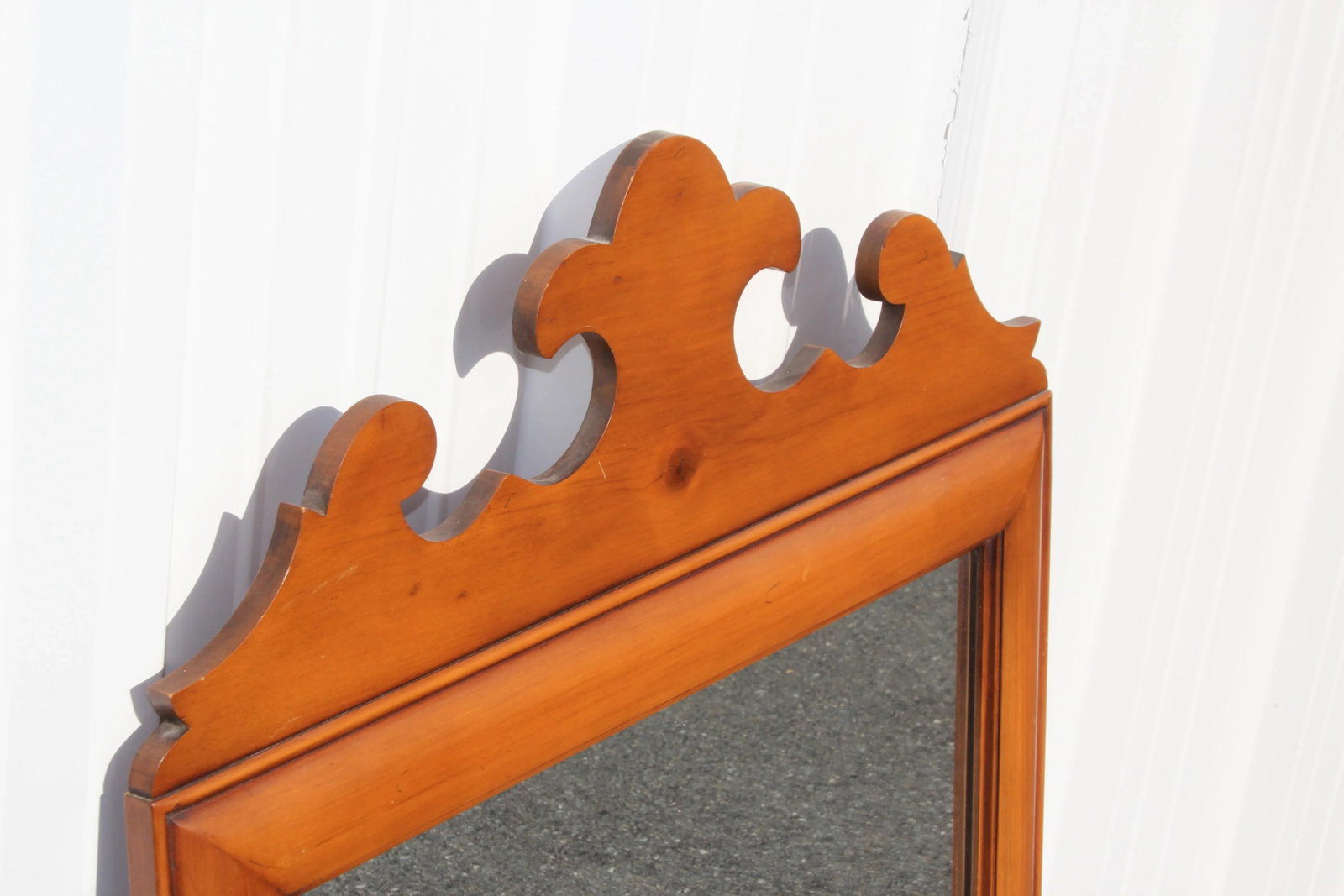 Vintage Mid 20th Century Frame Beveled Wall Mirror - 2