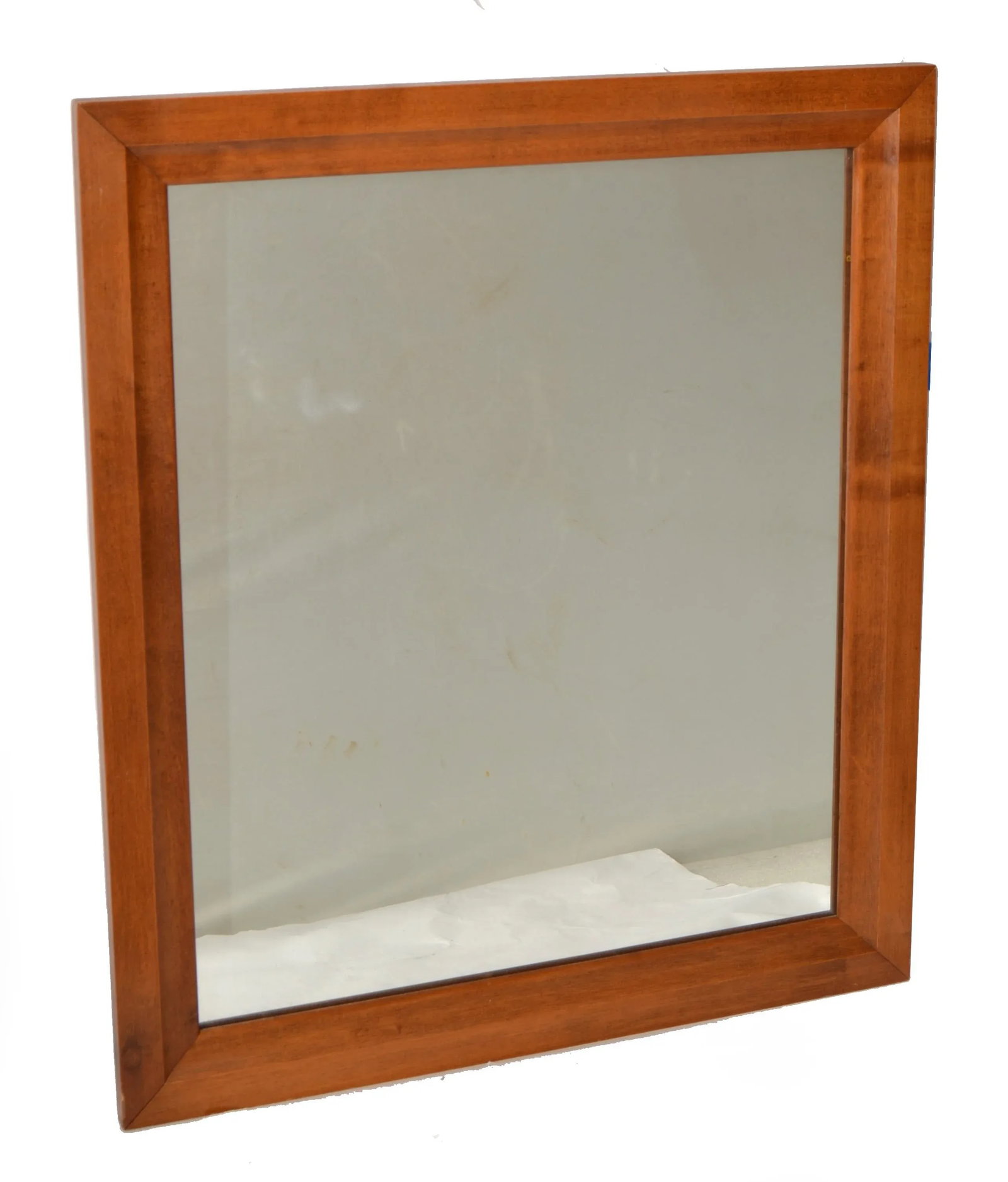 1970 Early American Maple Wood Rectangle Wall Mirror Moosehead - 4