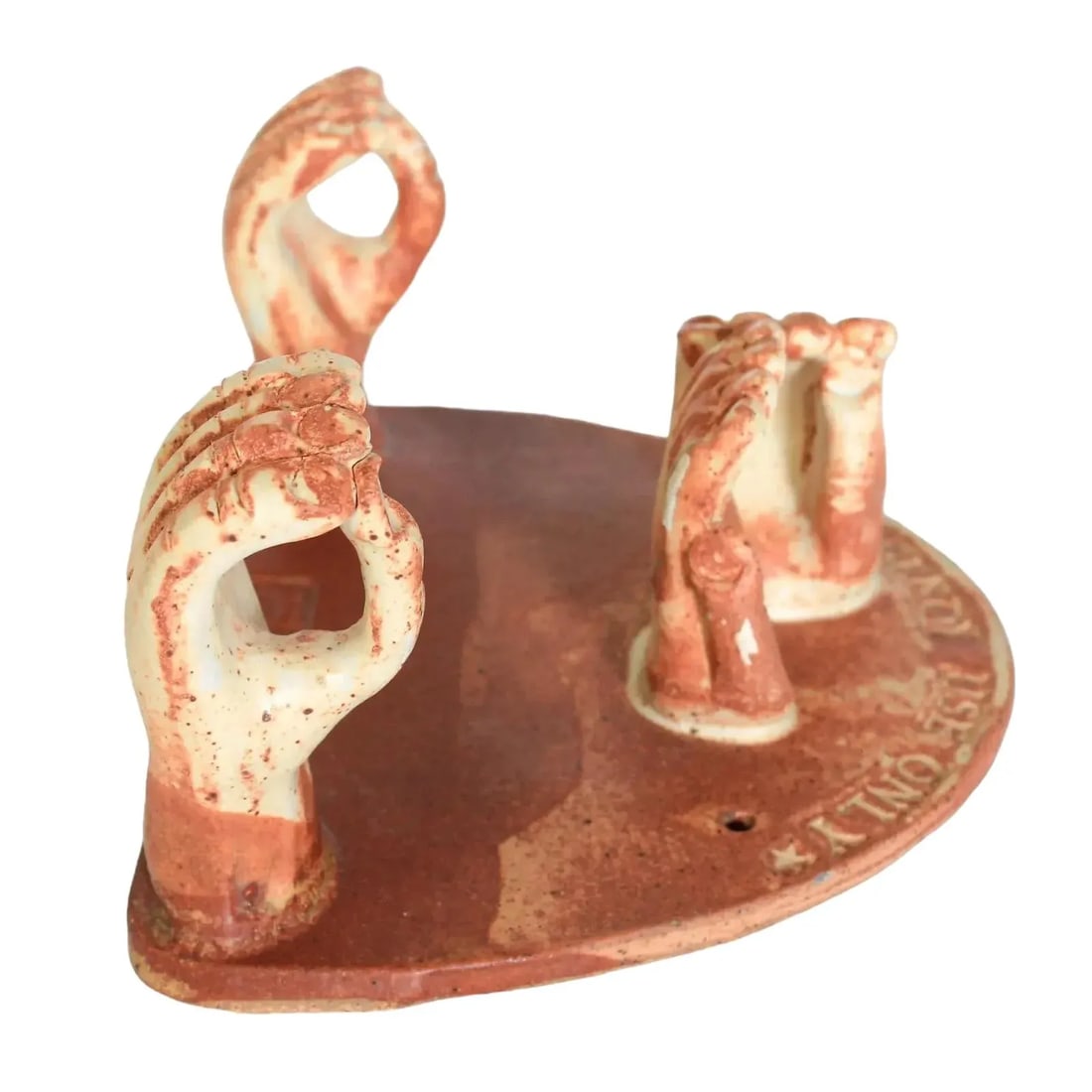 1970's Hands Pottery Wall Art by Jim Bailey - 3