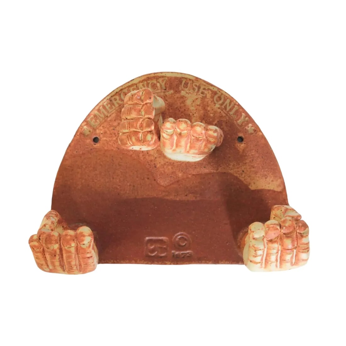 1970's Hands Pottery Wall Art by Jim Bailey - 4