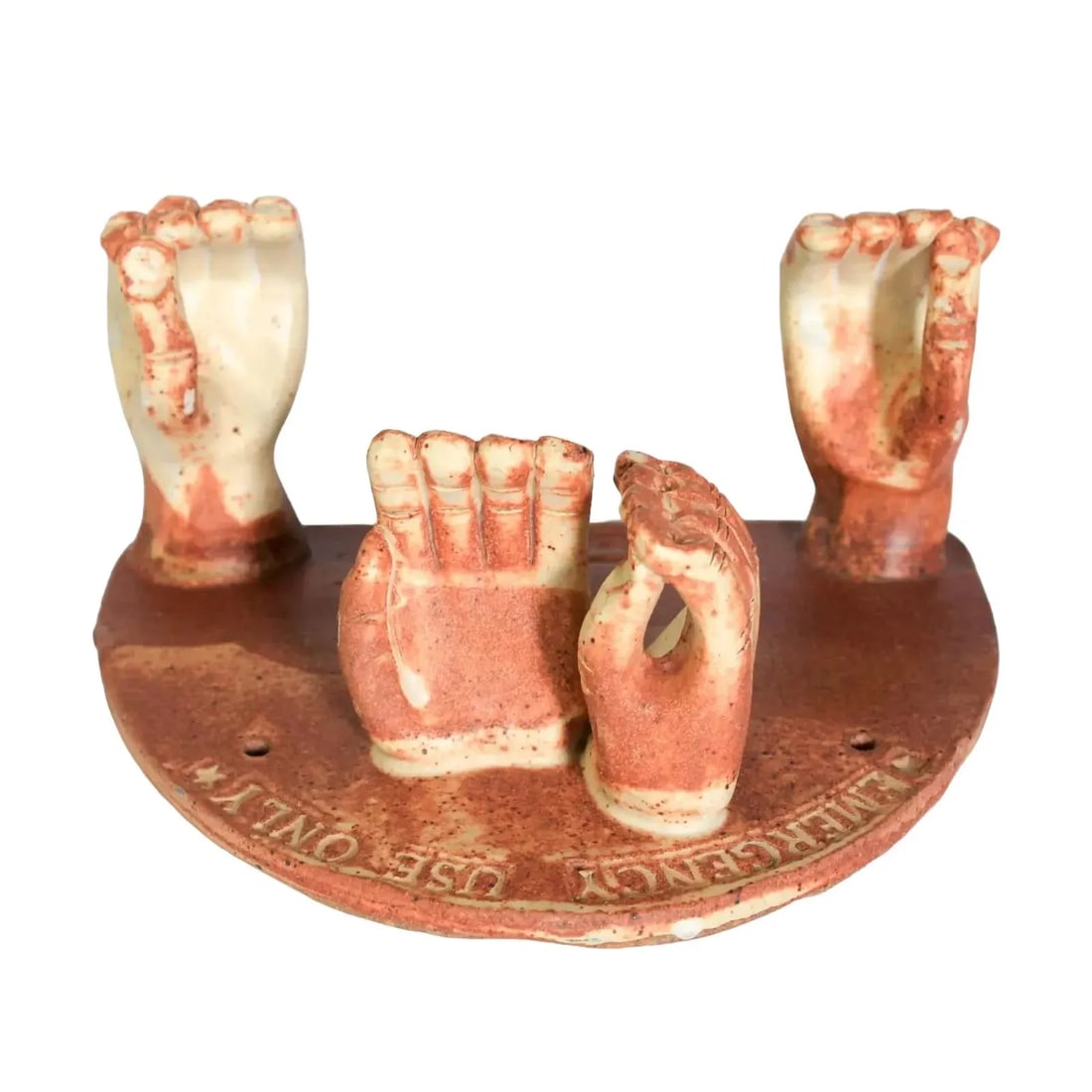 1970's Hands Pottery Wall Art by Jim Bailey - 6
