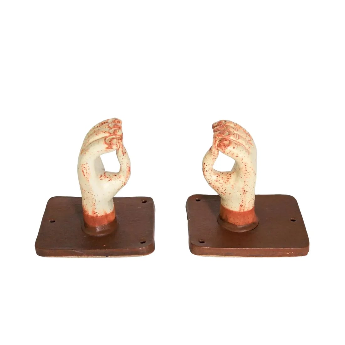 1970's Hands Pottery Wall Art by Jim Bailey - 9