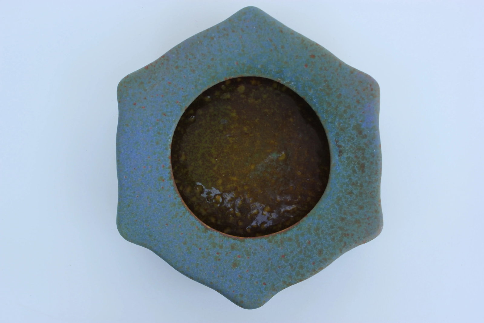 Honeycomb Italian Art Pottery Bowl - 3