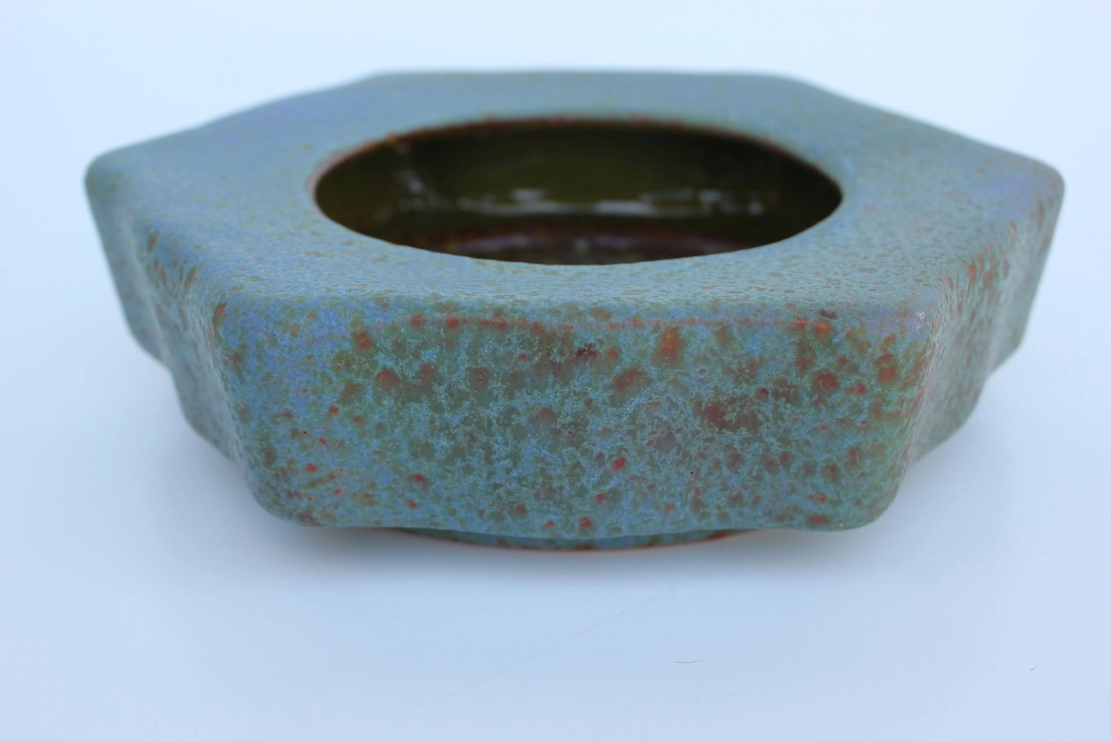 Honeycomb Italian Art Pottery Bowl - 4