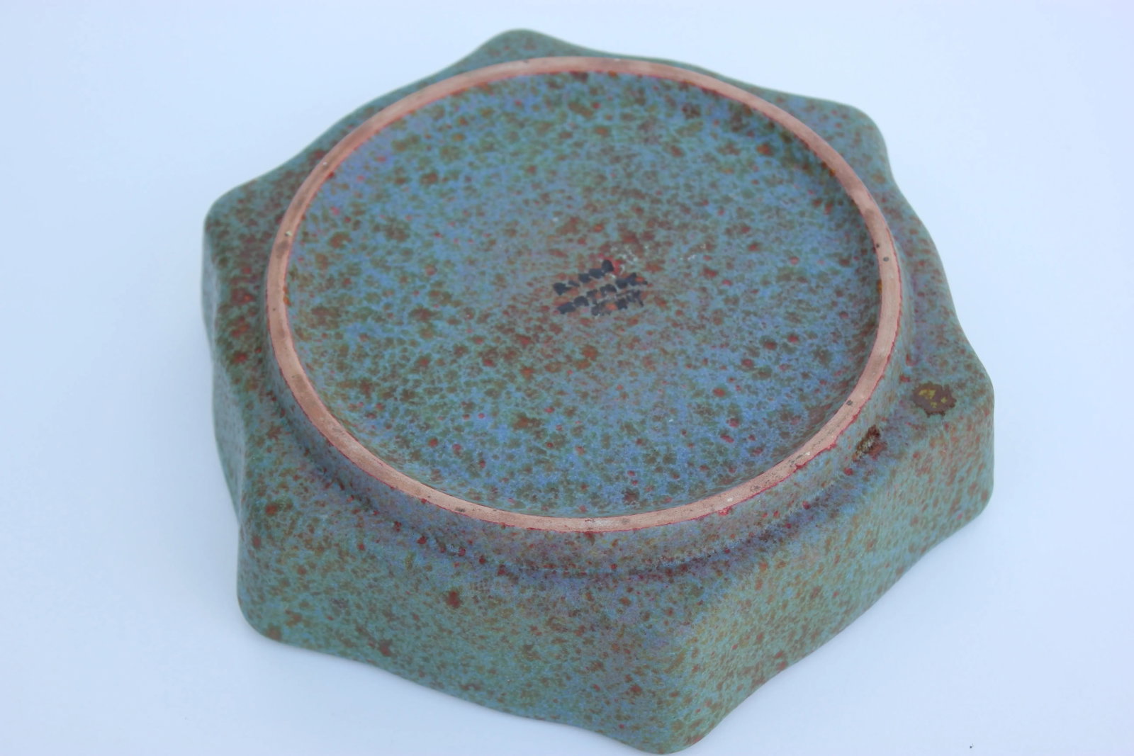 Honeycomb Italian Art Pottery Bowl - 5
