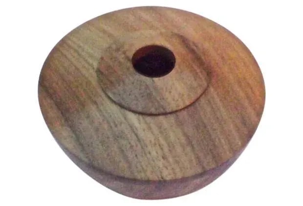 Vintage Turned Wood Vessel Vase - 2