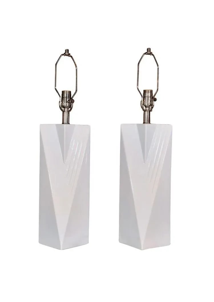 Pair of 1970s Hand Made Ceramic Bedside Lamps - 6