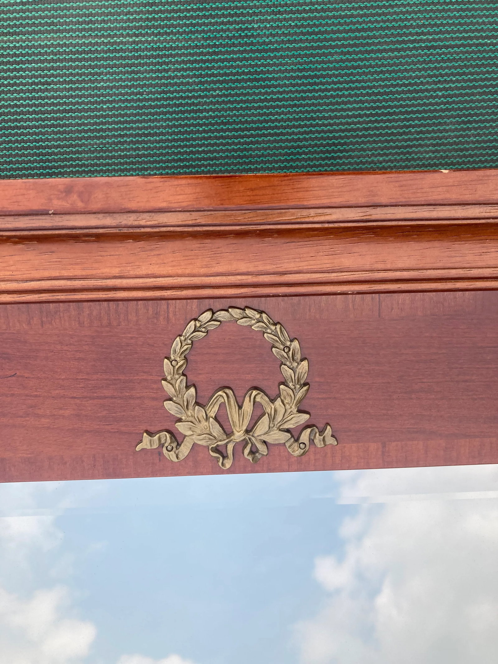 Vintage Bombay Company Cherry Trumeau Beveled Mirror - 3